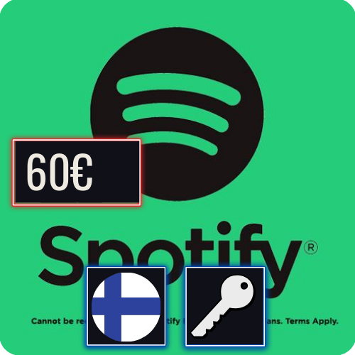Spotify FI 60 EUR Gift Card Klucz