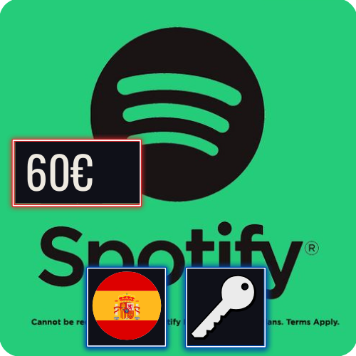 Spotify ES 60 EUR Gift Card Klucz