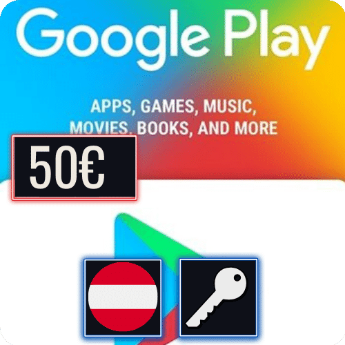 Google Play AT 50 EUR Gift Card Key