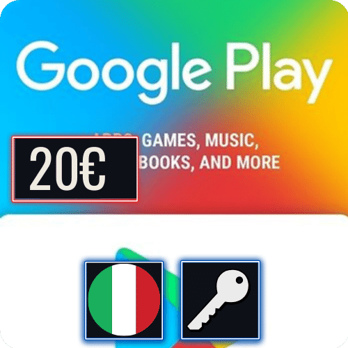 Google Play IT 20 EUR Gift Card Key