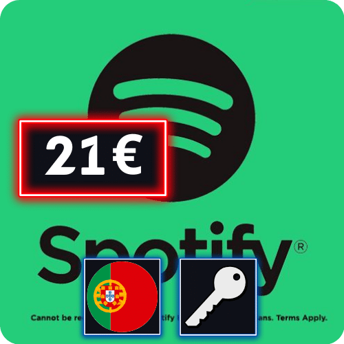 Spotify PT 21 EUR Gift Card Key