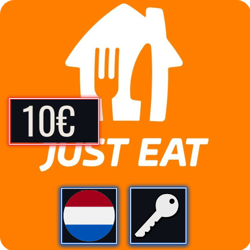 JustEat NL 10 EUR Gift Card Klucz