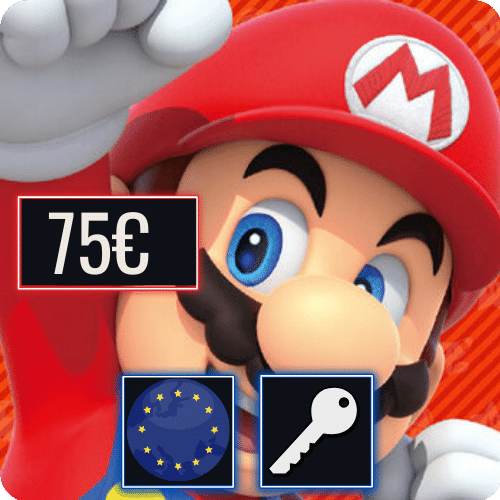 Nintendo 75 EUR (Nintendo Switch) eShop Gift Card Europe Key