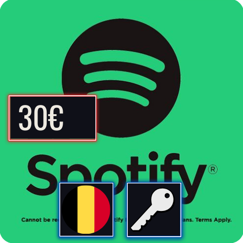 Spotify BE 30 EUR Gift Card Klucz