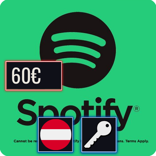 Spotify AT 60 EUR Gift Card Klucz