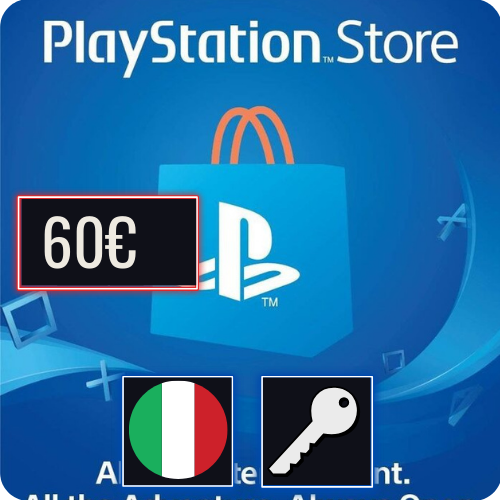 PSN IT 60 EUR Italy Gift Card Klucz