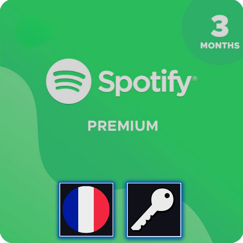 Spotify FR 3 Months Gift Card Klucz