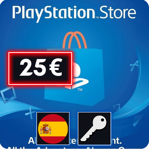 PSN ES 25 EUR Gift Card Key