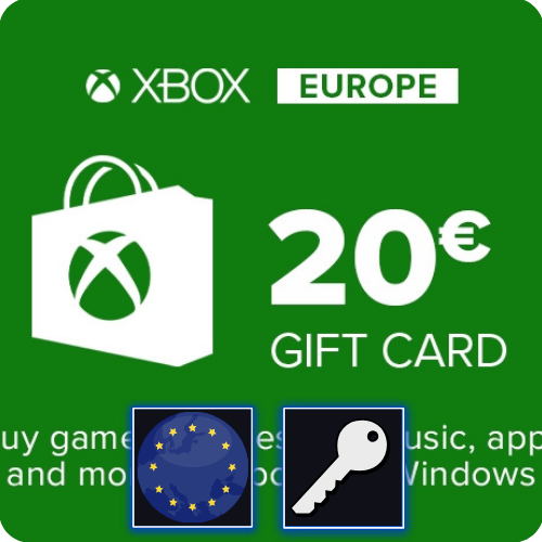 Xbox Live 20 EUR Europa Gift Card Klucz