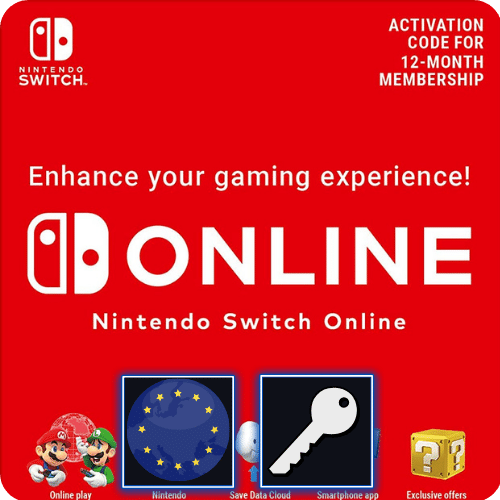 Nintendo Switch 365 Days Online Membership (Nintendo Switch) Europa Klucz