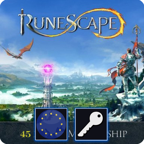 Runescape 45 Days Time Card + 1 Bond Europe Key