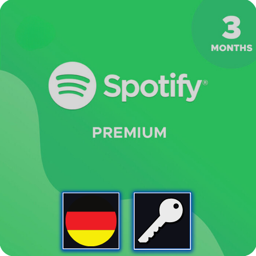 Spotify DE 3 Months Gift Card Klucz