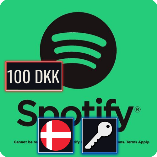 Spotify DK 100 DKK Gift Card Klucz