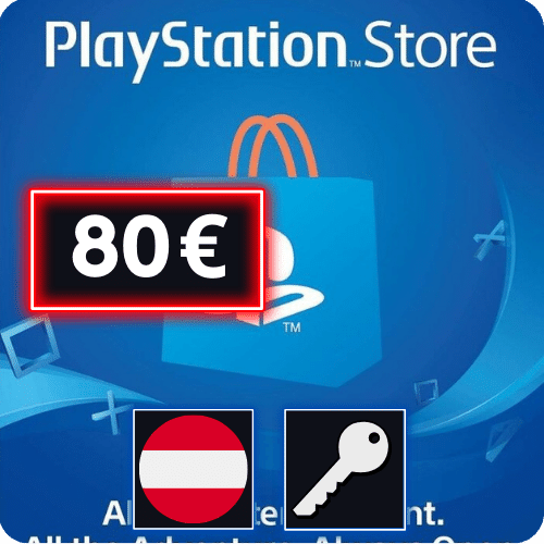PSN AT 80 EUR Gift Card Key
