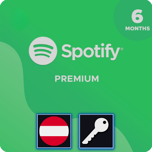 Spotify AT 6 Months Gift Card Klucz