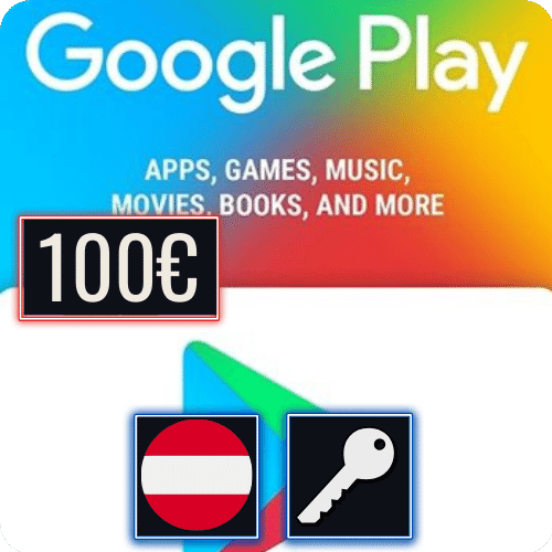 Google Play AT 100 EUR Gift Card Klucz