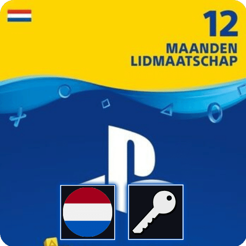 PSN PLUS 365 Days NL Netherlands Gift Card Key