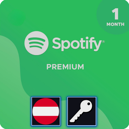 Spotify Premium AT 1 Month Gift Card Klucz